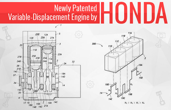 本田发动机新专利：各气缸排量不同