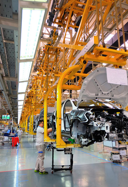 以人为本的总装线